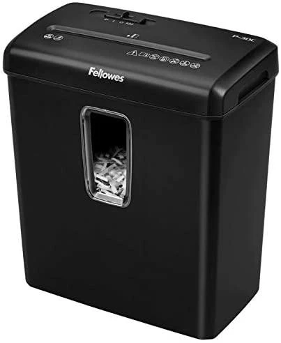 Fellowes Kryžminio pjovimo P-30C popieriaus smulkintuvas, kreditinių kortelių smulkintuvas, tradicinis