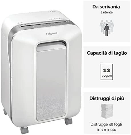 Fellowes Powershred popieriaus naikiklis LX201 baltas