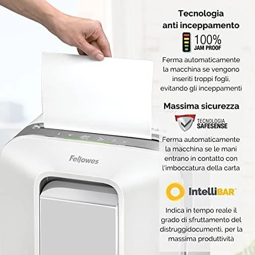 Fellowes Powershred popieriaus naikiklis LX201 baltas