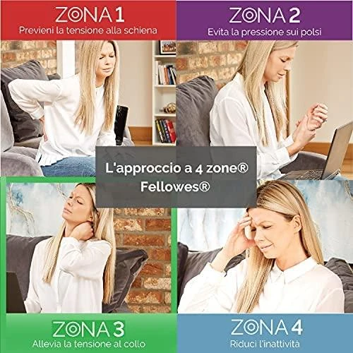 Laikiklis Fellowes | Designer Suites Monitorius Riser | Height adjustment | Juodas