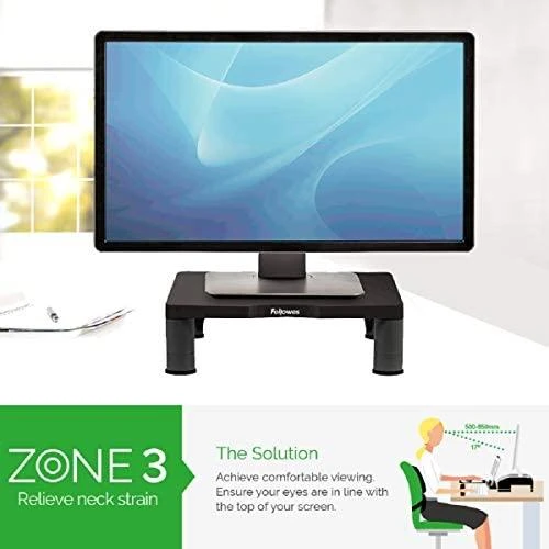 Laikiklis FELLOWES Stand-Graph Monitorius stovas grafitas