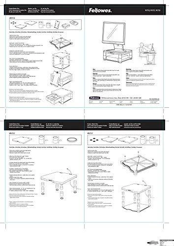 Laikiklis FELLOWES Stand-Graph Monitorius stovas grafitas