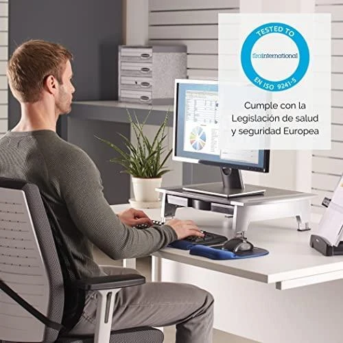 Laikiklis Stovas monitoriui Fellowes 8031101, Tamsiai pilkas