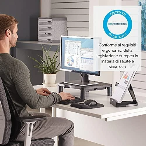 Laikiklis FELLOWES Stand-Graph Monitorius stovas grafitas