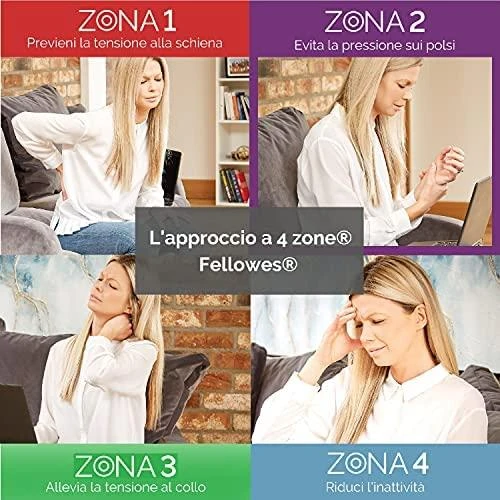 FELLOWES CRYSTAL Mėlynas Pelės kilimėlis w/ riešo atrama