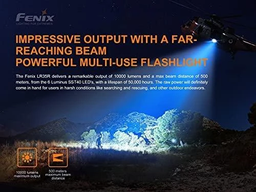 LED žibintuvėlis Fenix ​​LR35R