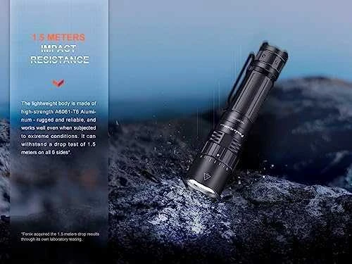 FNX Fenix PD40R V3.0 žibintuvėlis Juoda Rankinis žibintuvėlis LED