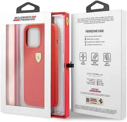 Ferrari FESSIHCP13SBK Apple iPhone 13 mini 5,4″ juodos spalvos kietas dėklas Silicone