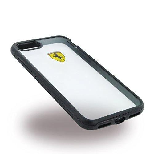 Ferrari kietas dėklas FEHCP7TR3 Apple iPhone 7/8/SE 2020 / SE 2022 skaidrus Racing Shockproof