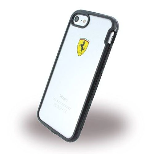 Ferrari kietas dėklas FEHCP7TR3 Apple iPhone 7/8/SE 2020 / SE 2022 skaidrus Racing Shockproof