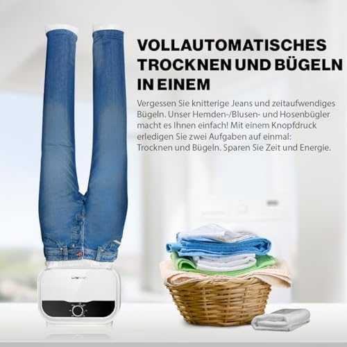 CLATRONIC HBB 3734 Upright garment garintuvas 1200 W Baltas