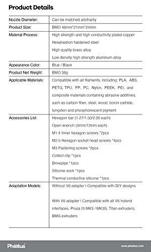 Phaetus Dragonfly hot-end BMO