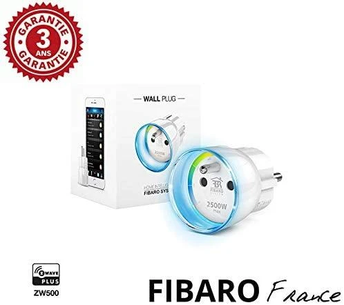 Fibaro | Sieninis kištukas | Z-Wave | Baltas