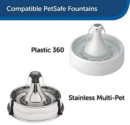 Petsafe Drinkwell 360 Pet Fountain Pakaitinis anglies filtras Cilindrinis anglies filtras 360 girdykloms-fontanėliams 3vnt