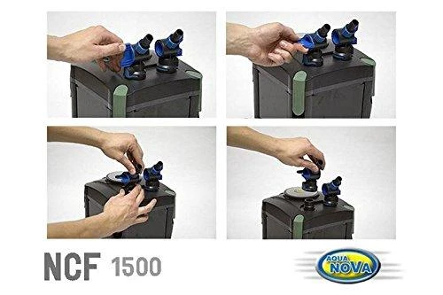 Aqua Nova NCF-1500 išorinis filtras iki 500L akvariumui 20W 1500L/val