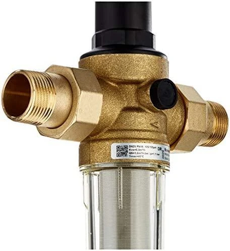 Resideo Braukmann Honeywell Vandens filtras FK06 su 1 "reguliatoriumi (FK06-1AA)