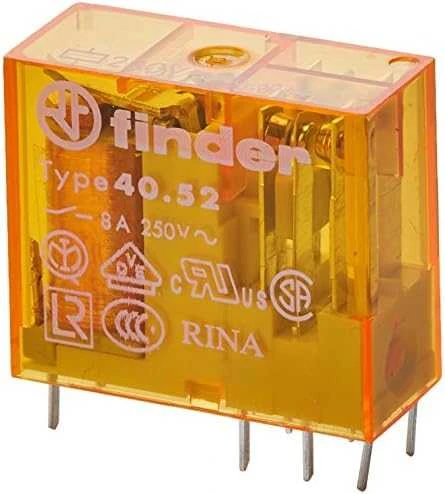 Finder Miniatiūrinė relė 2P 8A 230V AC (40.52.8.230.0000)