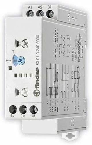 Finder Laiko siųstuvas 1P 16A 24 - 240V AC / DC 0,05 - 10 dienų AI, DI, GI, SW, BE, CE, DE, WD (83.01.0.240,0000)