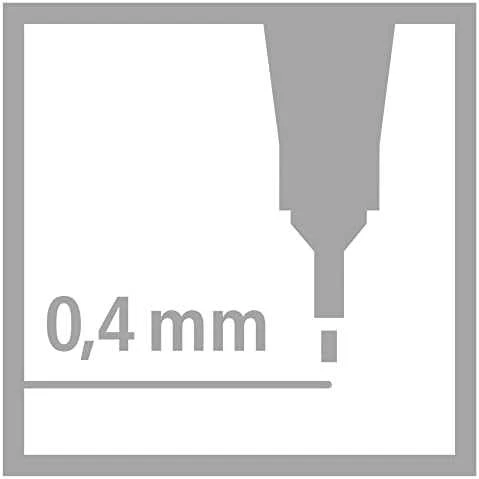 Stabilo Fineliner POINT 0,4 mm 10 spalvų dėžutėje