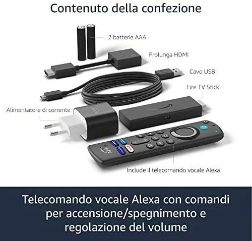 Vaizdo grotuvas „Amazon Fire TV Stick Alexa 2021“.