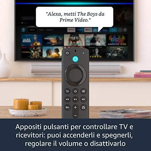Vaizdo grotuvas „Amazon Fire TV Stick Alexa 2021“.