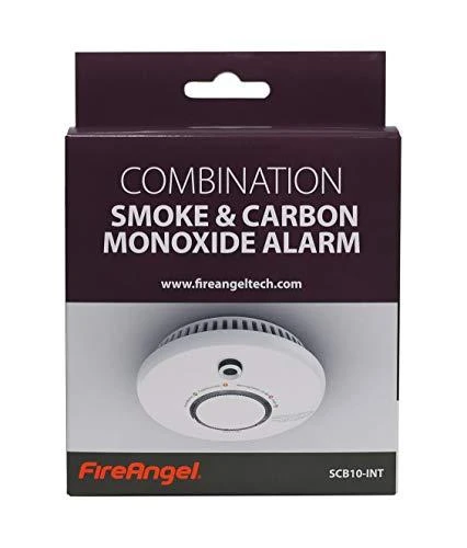 Anglies monoksido ir dūmų jutiklis FireAngel SCB10-INT (baltos spalvos)