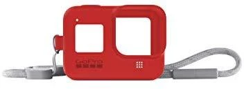 GOPRO SLEEVE + LANYARD (HERO8 Juodas) FIRECRACKER Raudonas