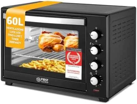 Elektrinė krosnelė First Austria Konvekcinė orkaitė First FA-5047 60L (2000W)