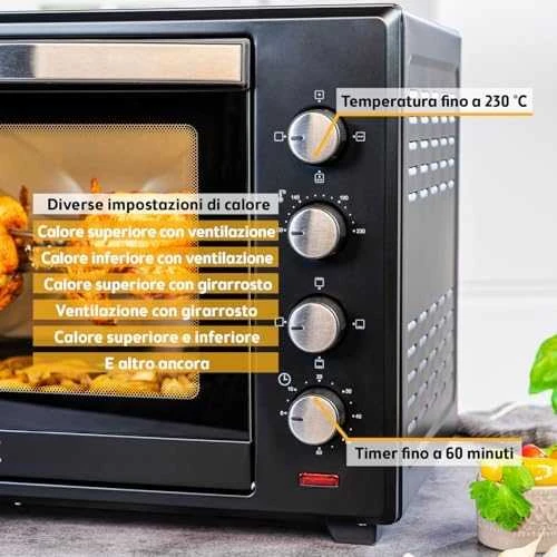 Elektrinė krosnelė First Austria Konvekcinė orkaitė First FA-5047 60L (2000W)
