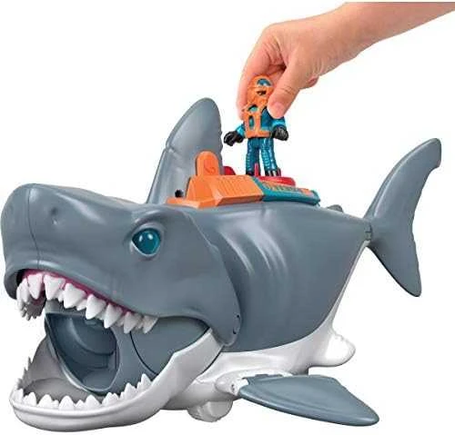 Fisher Price Mattel Imaginext Mega mechaninė ryklio ataka, judanti burna ZA5438