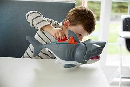 Fisher Price Mattel Imaginext Mega mechaninė ryklio ataka, judanti burna ZA5438