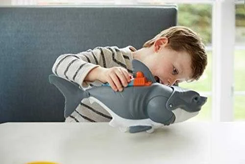 Fisher Price Mattel Imaginext Mega mechaninė ryklio ataka, judanti burna ZA5438
