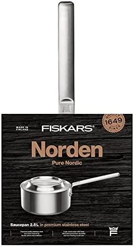 Fiskars Norden steel puodas padažams, 2,5L (nerūdijantis plienas) #