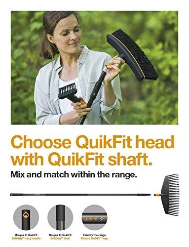  FISKARS Grėblys lapų didelis QuikFit (1000642) 