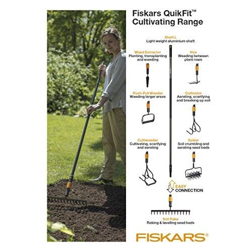 Fiskars QuikFit kultivatorius kampinis