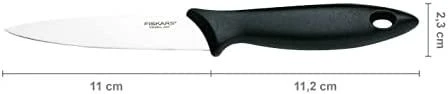 Fiskars "Essential" penkių peilių rinkinys su dėklu