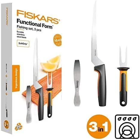 Fiskars Functional Form 3 vnt. žuvies rinkinys 1057560