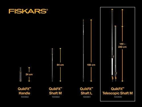 Fiskars | QuikFit teleskopinis velenas M | Teleskopinis velenas