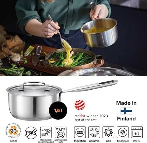 Fiskars All Steel puodas padažams 1,5L (1064750)