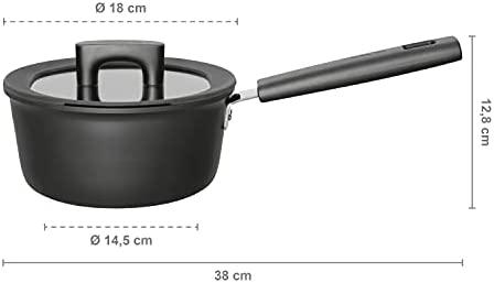 Fiskars Hard Face keptuvė padažams 1,8 L / 18 cm su dangčiu, 1052226