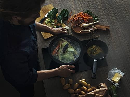 Fiskars Hard Face keptuvė padažams 1,8 L / 18 cm su dangčiu, 1052226