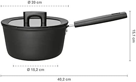 Fiskars Hard Face puodas padažams 2,5 L / 20 cm su dangčiu