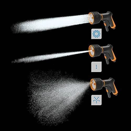 Fiskars „Comfort“ 3 funkcijų laistymo pistoletas su valdymu priekyje