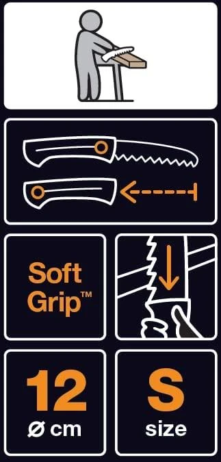 Fiskars statybininko pjūklelis Xtract™ SW 72