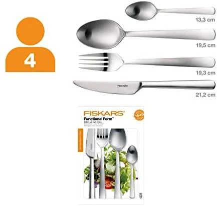 Fiskars FF Cutlery set matt 16pcs