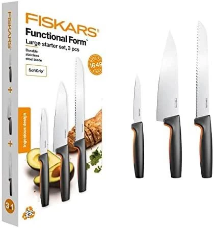 Fiskars Functional Form pradedančiųju rinkinys 3 vnt. (1057559)