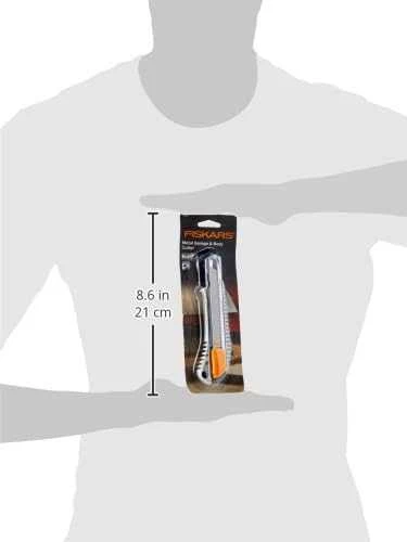 FISKARS METALINIS PEILIS SU IŠSTUMIAMU 18mm GELEŽTE