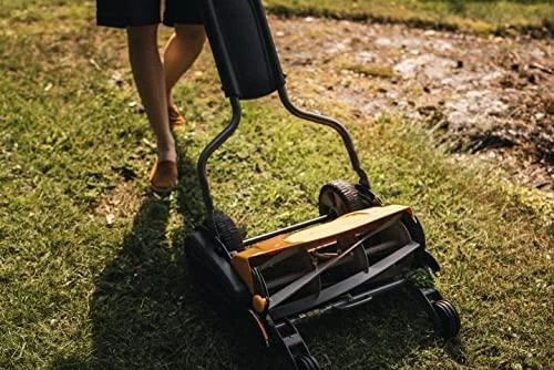 Fiskars Mechaninė vejapjovė be žolės rinktuvo StaySharp Max (1000591) 46cm