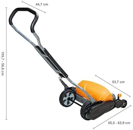 Fiskars Mechaninė vejapjovė be žolės rinktuvo StaySharp Max (1000591) 46cm