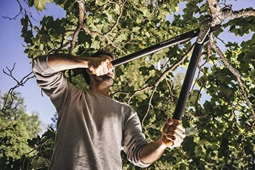Fiskars Svertinės sodo žirklės atraminiais ašmenimis (L) 1000583
